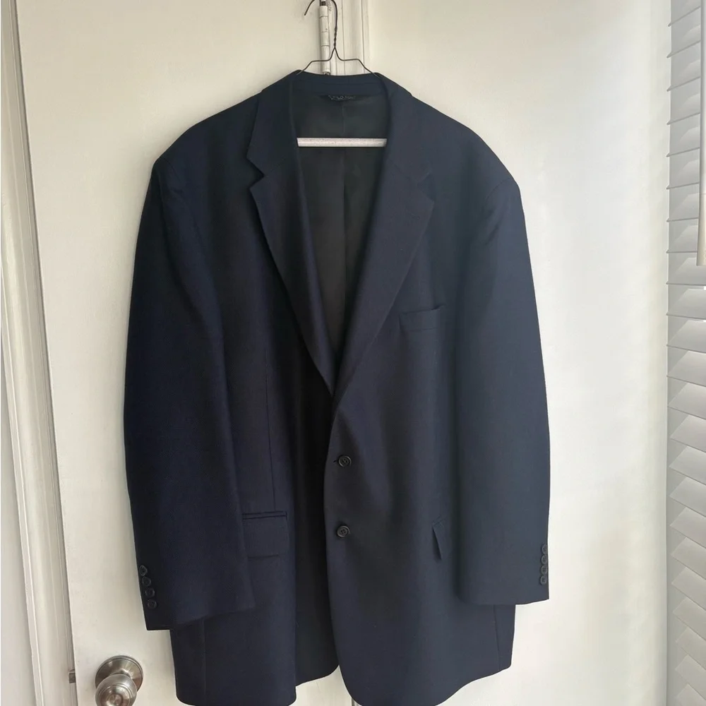 Joseph A Banks Classic Navy Men's Wool blend  Blazer